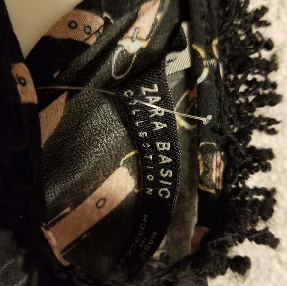 NWT Zara Basics long Tunic / dress. Sz M - Picture 9 of 9